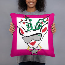 Load image into Gallery viewer, Run Deer MC Pink Basic Pillow