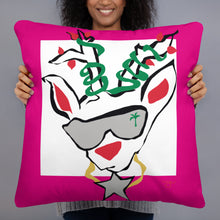 Load image into Gallery viewer, Run Deer MC Pink Basic Pillow
