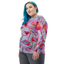 Load image into Gallery viewer, Neon Lipstick Graffiti Unisex Sweatshirt