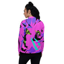 Load image into Gallery viewer, Punk Rock Lion Unisex Bomber Jacket