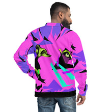 Load image into Gallery viewer, Punk Rock Lion Unisex Bomber Jacket