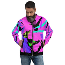Load image into Gallery viewer, Punk Rock Lion Unisex Bomber Jacket