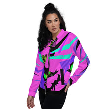 Load image into Gallery viewer, Punk Rock Lion Unisex Bomber Jacket