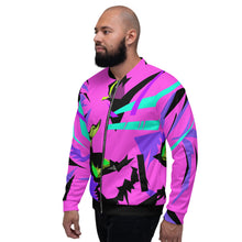 Load image into Gallery viewer, Punk Rock Lion Unisex Bomber Jacket