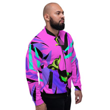 Load image into Gallery viewer, Punk Rock Lion Unisex Bomber Jacket