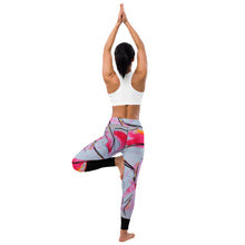 Load image into Gallery viewer, Neon Lipstick Yoga Leggings