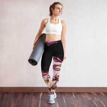 Load image into Gallery viewer, Palm Springs Sunset Yoga Leggings