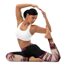 Load image into Gallery viewer, Palm Springs Sunset Yoga Leggings