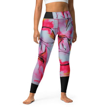 Load image into Gallery viewer, Neon Lipstick Yoga Leggings