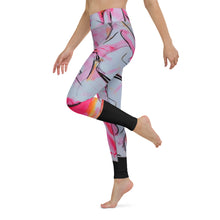 Load image into Gallery viewer, Neon Lipstick Yoga Leggings
