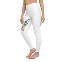 Load image into Gallery viewer, Run Deer MC White Yoga Leggings