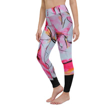 Load image into Gallery viewer, Neon Lipstick Yoga Leggings