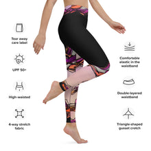 Load image into Gallery viewer, Palm Springs Sunset Yoga Leggings
