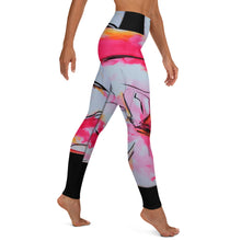 Load image into Gallery viewer, Neon Lipstick Yoga Leggings