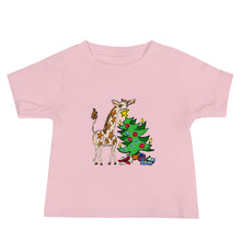 Load image into Gallery viewer, Giraffe Tree Baby Jersey Short Sleeve Tee