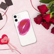 Load image into Gallery viewer, Lips Logo Clear Case for iPhone®
