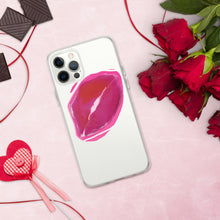 Load image into Gallery viewer, Lips Logo Clear Case for iPhone®