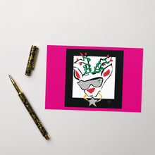 Load image into Gallery viewer, Pink Run Deer MC Greeting card