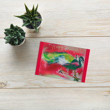 Load image into Gallery viewer, Holiday Peacock Painting Greeting card