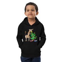 Load image into Gallery viewer, Giraffe Tree Kids eco hoodie