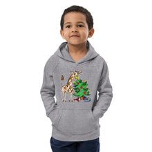 Load image into Gallery viewer, Giraffe Tree Kids eco hoodie