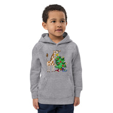 Load image into Gallery viewer, Giraffe Tree Kids eco hoodie