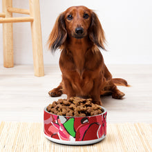 Load image into Gallery viewer, Poinsettia Pet bowl