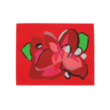 Load image into Gallery viewer, Red Poinsettia Placemat Set