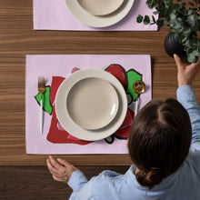 Load image into Gallery viewer, Selago Poinsettia Placemat Set