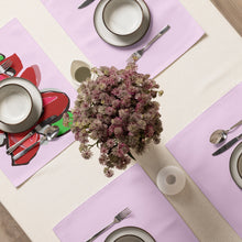 Load image into Gallery viewer, Selago Poinsettia Placemat Set