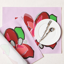 Load image into Gallery viewer, Selago Poinsettia Placemat Set