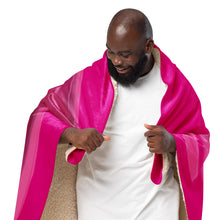 Load image into Gallery viewer, Lips Logo Sherpa blanket