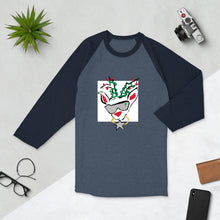 Load image into Gallery viewer, Run Deer MC 3/4 sleeve raglan shirt