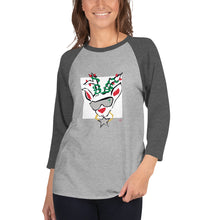 Load image into Gallery viewer, Run Deer MC 3/4 sleeve raglan shirt