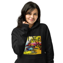 Load image into Gallery viewer, Malibu dreamin Unisex eco raglan hoodie