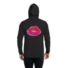 Load image into Gallery viewer, Lips Logo Lightweight Unisex zip hoodie