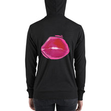Load image into Gallery viewer, Lips Logo Lightweight Unisex zip hoodie