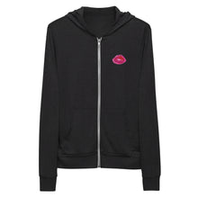 Load image into Gallery viewer, Lips Logo Lightweight Unisex zip hoodie