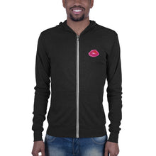 Load image into Gallery viewer, Lips Logo Lightweight Unisex zip hoodie