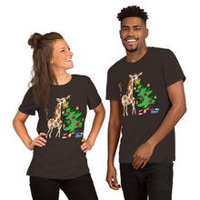 Load image into Gallery viewer, Giraffe Tree Adult Unisex t-shirt