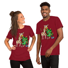 Load image into Gallery viewer, Giraffe Tree Adult Unisex t-shirt