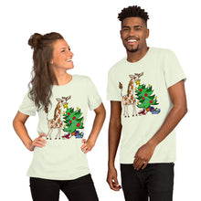 Load image into Gallery viewer, Giraffe Tree Adult Unisex t-shirt
