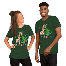 Load image into Gallery viewer, Giraffe Tree Adult Unisex t-shirt
