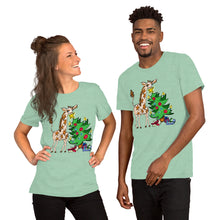 Load image into Gallery viewer, Giraffe Tree Adult Unisex t-shirt