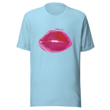Load image into Gallery viewer, Lips Logo Lightweight Unisex t-shirt
