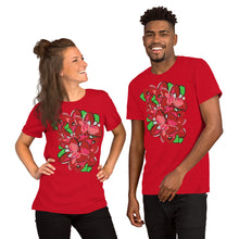 Load image into Gallery viewer, Poinsettia Unisex t-shirt