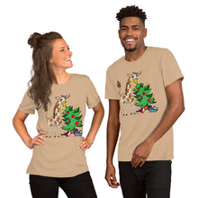Load image into Gallery viewer, Giraffe Tree Adult Unisex t-shirt