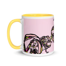 Load image into Gallery viewer, Graffiti Flower Mug with Color Inside