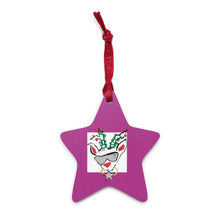 Load image into Gallery viewer, Purple Run Deer MC Wooden ornaments