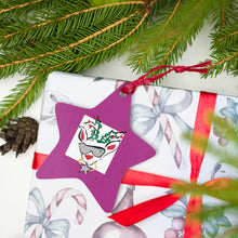 Load image into Gallery viewer, Purple Run Deer MC Wooden ornaments